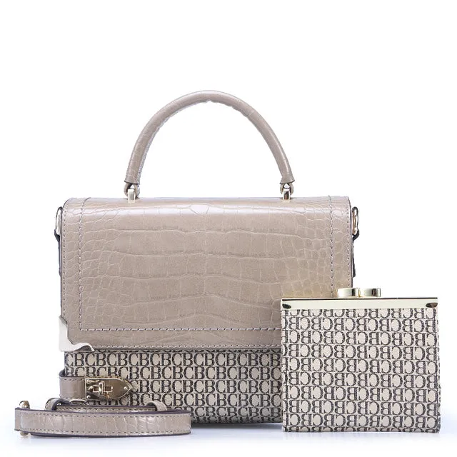 High-end Designer Leather Shoulder Handbag