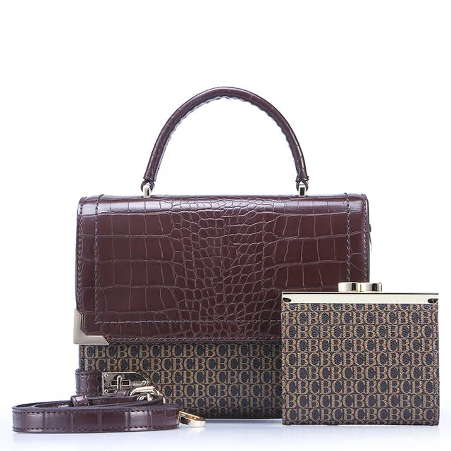 High-end Designer Leather Shoulder Handbag