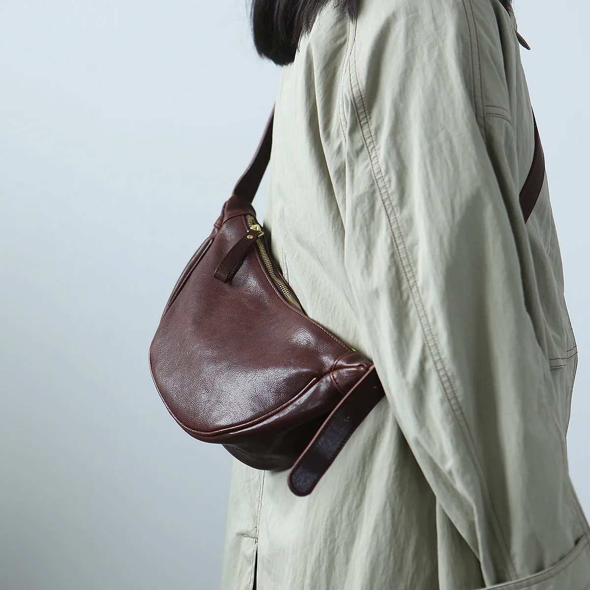 Hobo Womens Leather Over The Shoulder Bag Leather Small Crossbody Purse