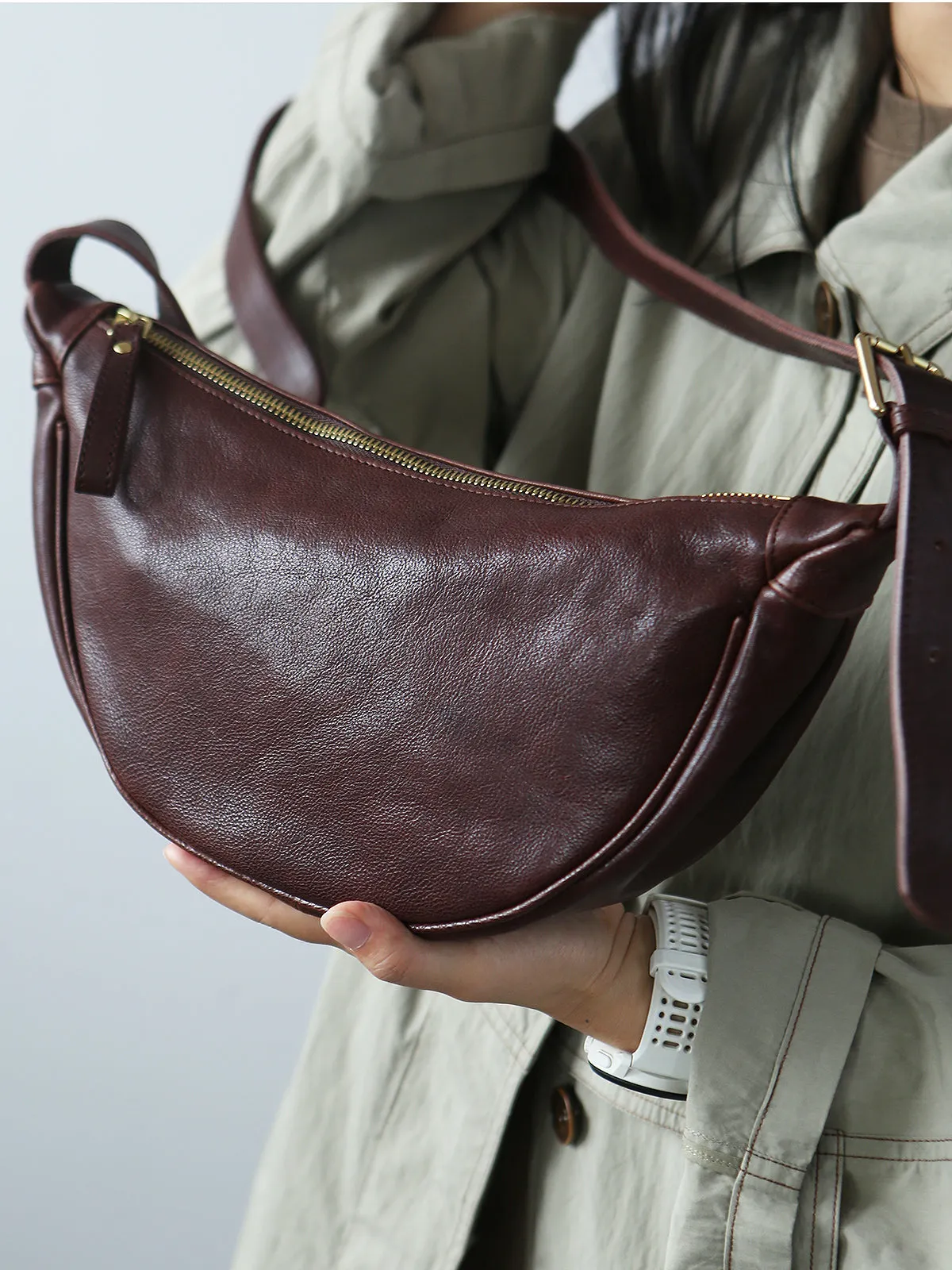 Hobo Womens Leather Over The Shoulder Bag Leather Small Crossbody Purse