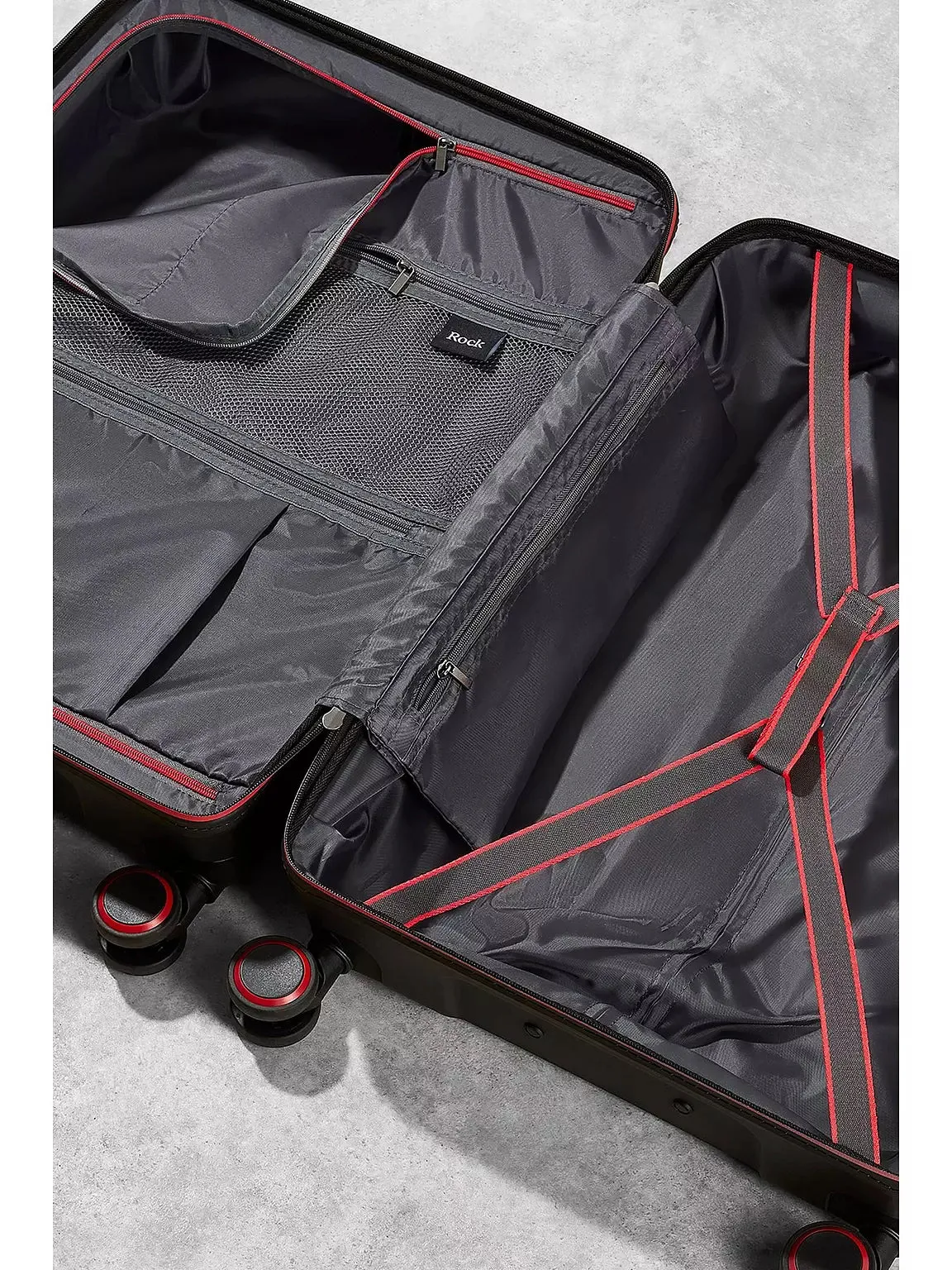 HYDRA-LITE Set of 3 Suitcases  - Black