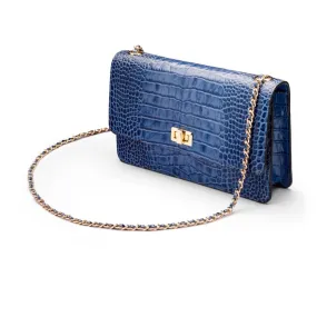 Julia Bag - Blue Croc