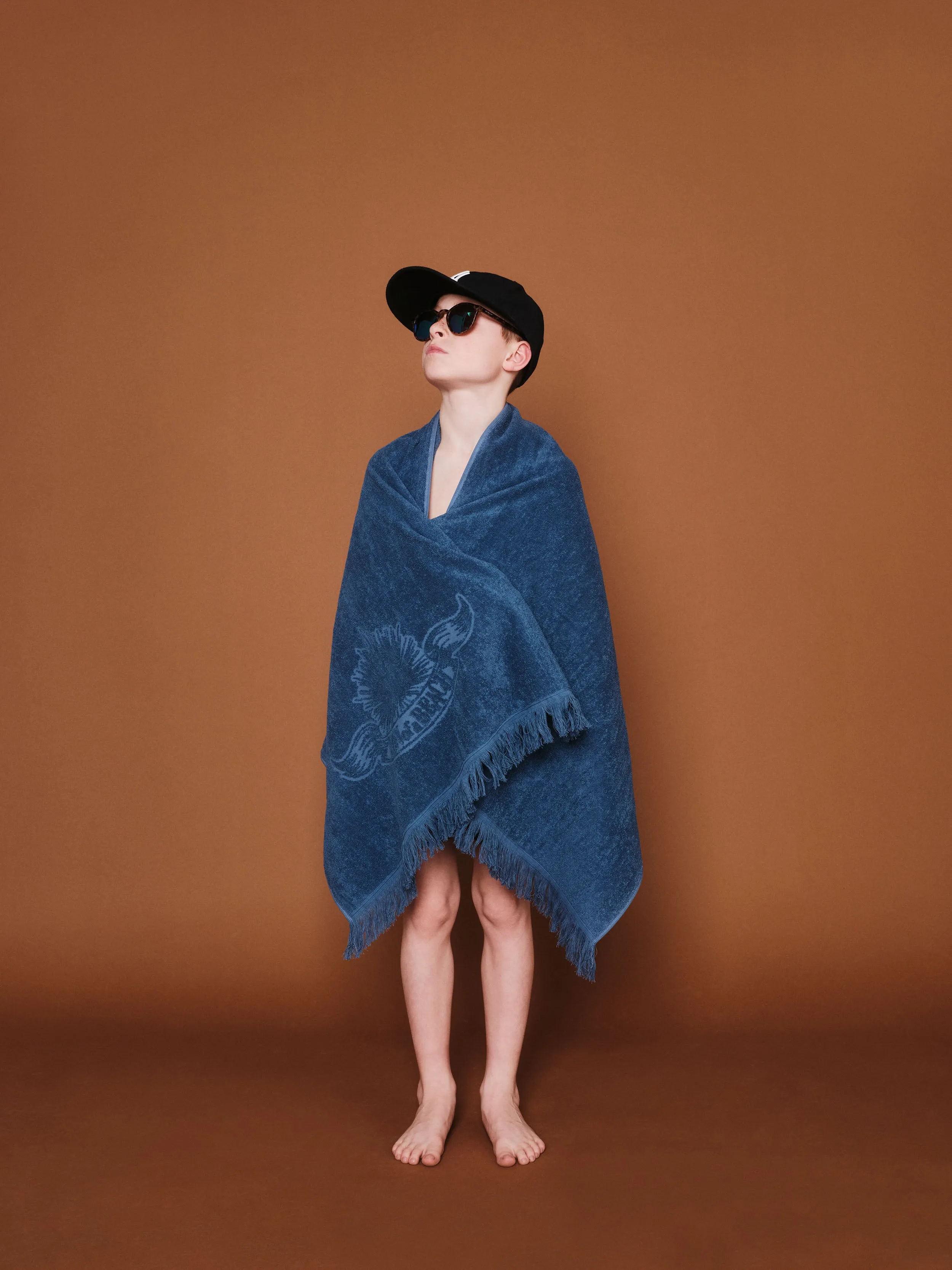 Just Blue | Kids' Monochrome Beach Towel