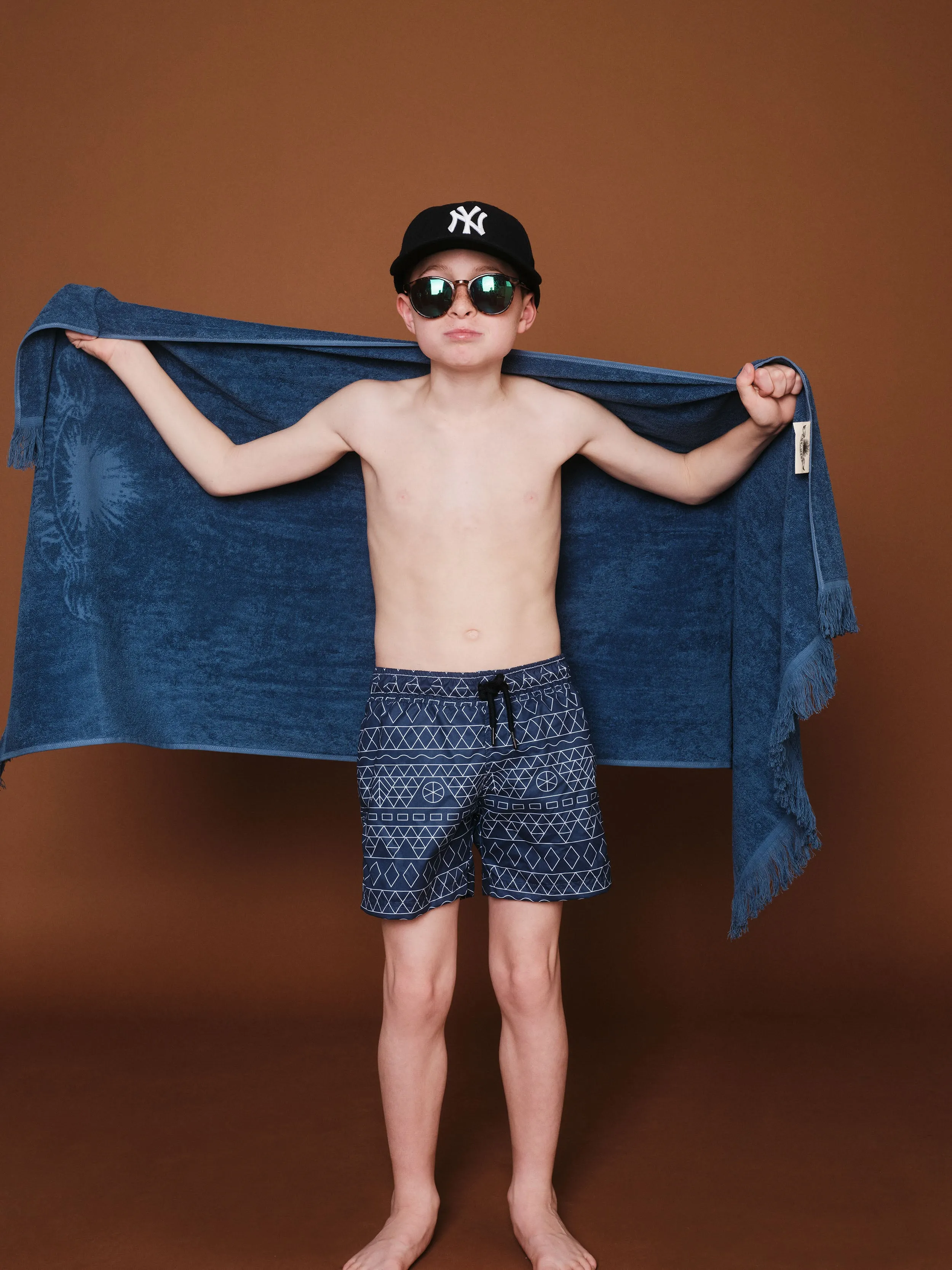 Just Blue | Kids' Monochrome Beach Towel