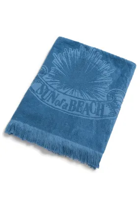 Just Blue | Kids' Monochrome Beach Towel