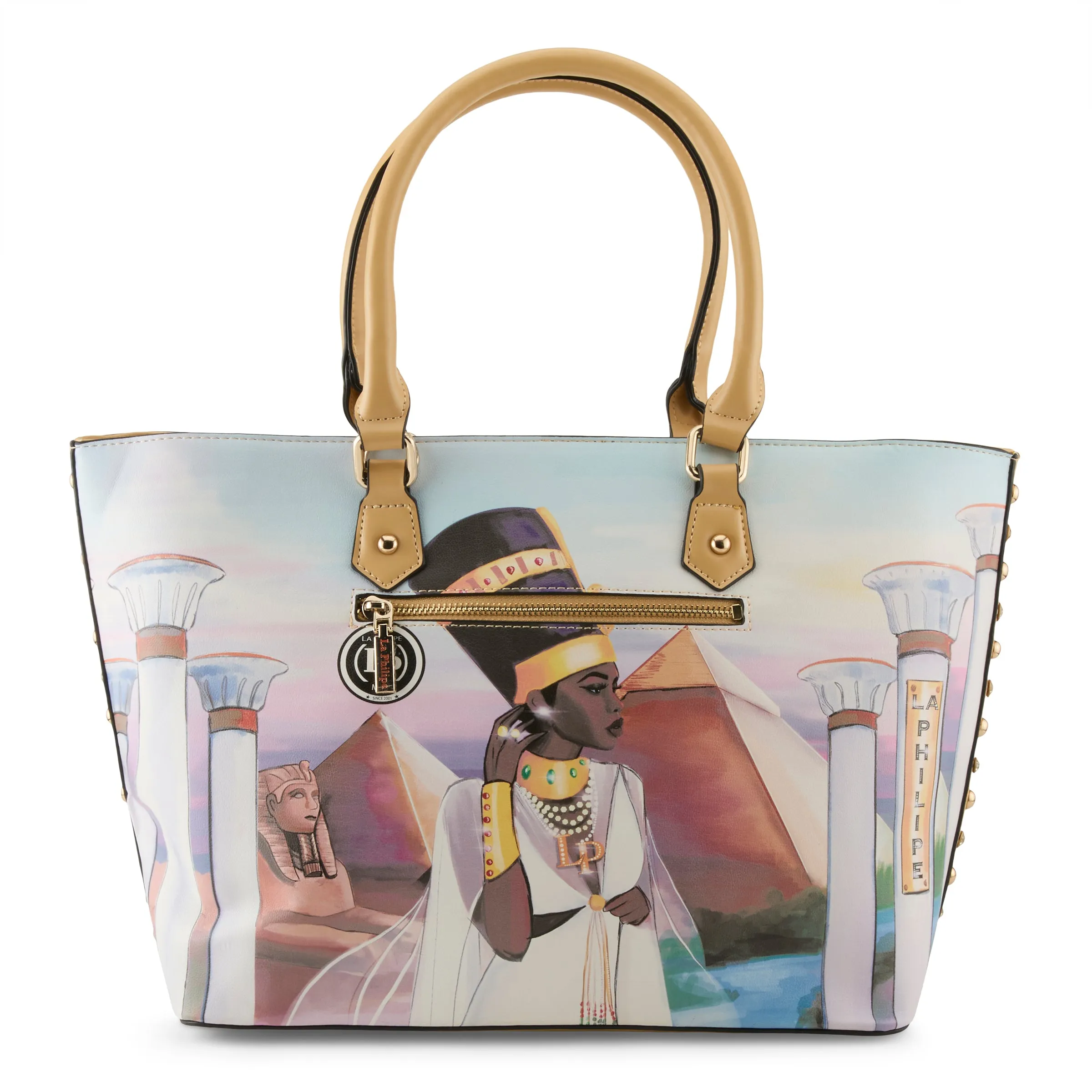 LA PHILIPE LP1021-1 EGYPTIAN PARADISE HANDBAG-TOTE