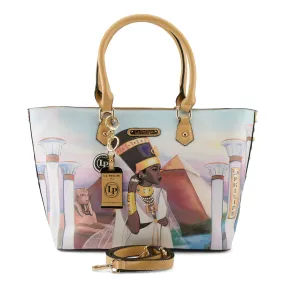 LA PHILIPE LP1021-1 EGYPTIAN PARADISE HANDBAG-TOTE