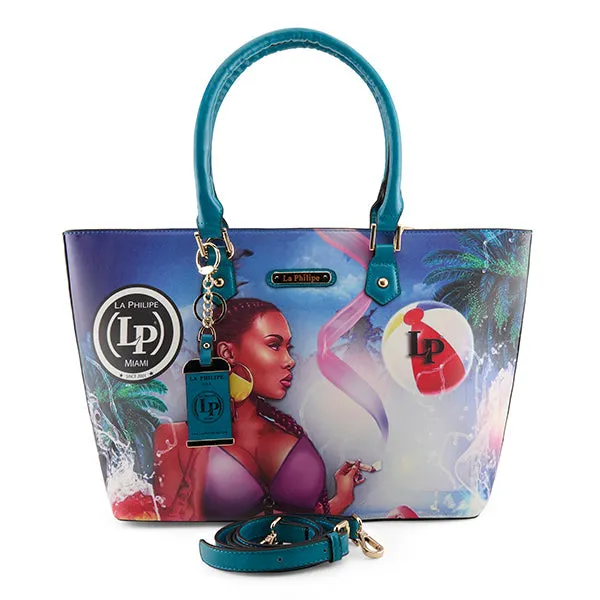 LA PHILIPE LP1021-13 MIAMI BEACH HANDBAG-TOTE