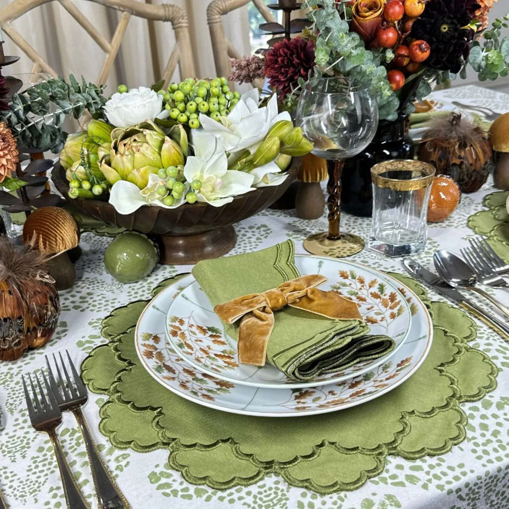 Lillian Napkin in Sage, Set of 4