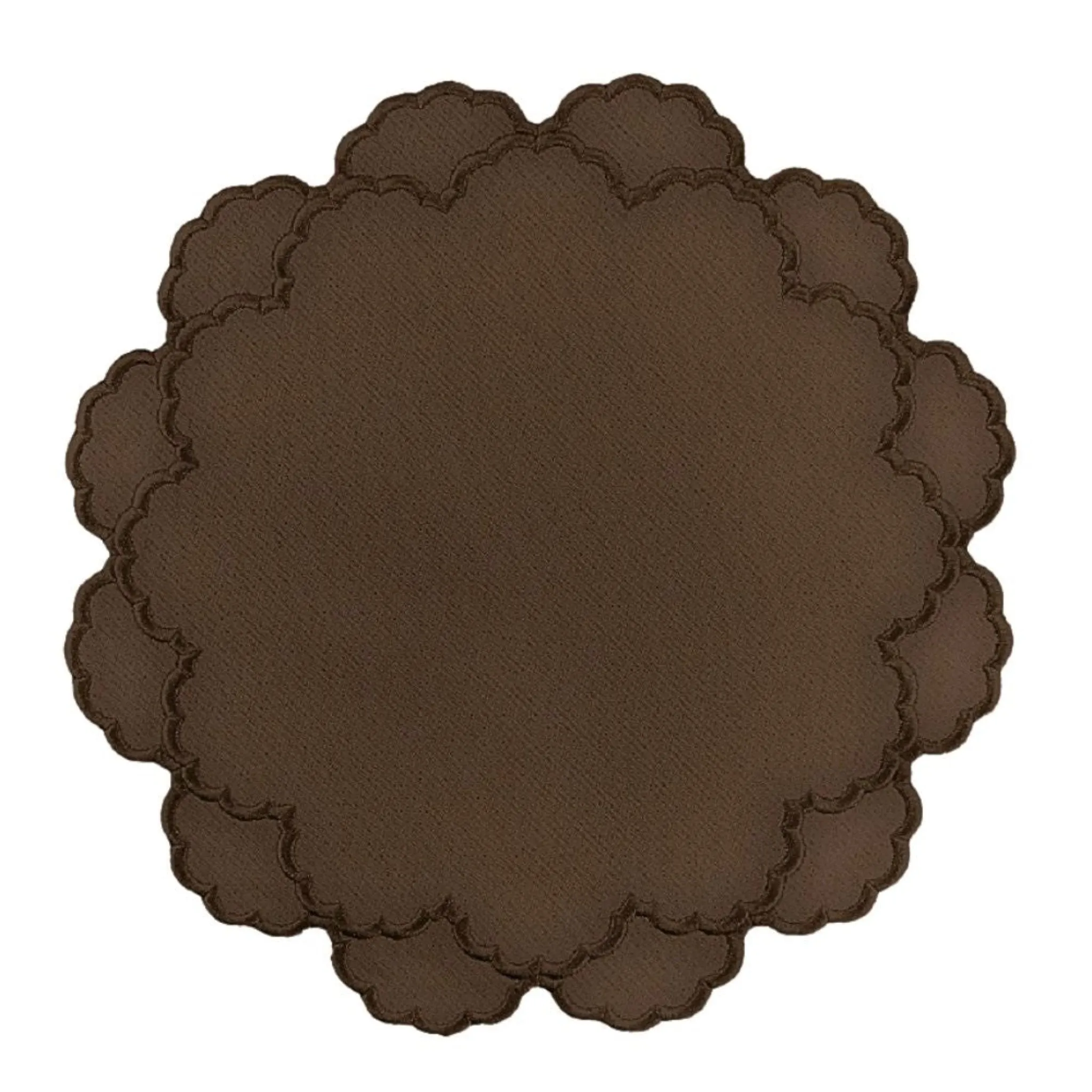 Lillian Placemat in Cocoa, Set of 4