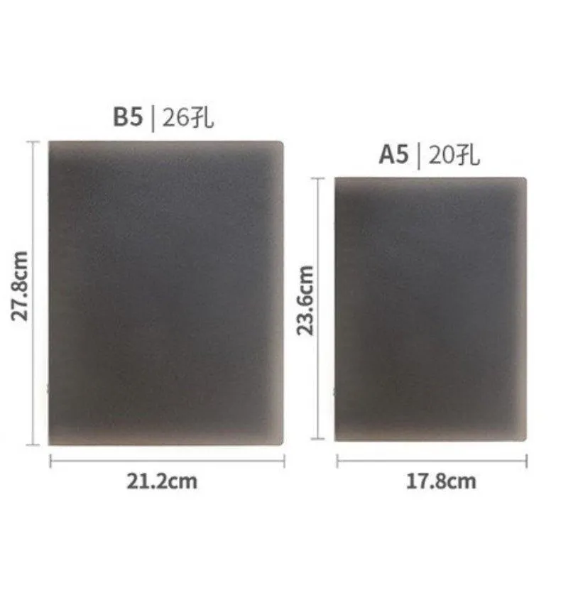 Loose-leaf book case B5 A5 26 holes 20 holes large capacity notebook NP-070017