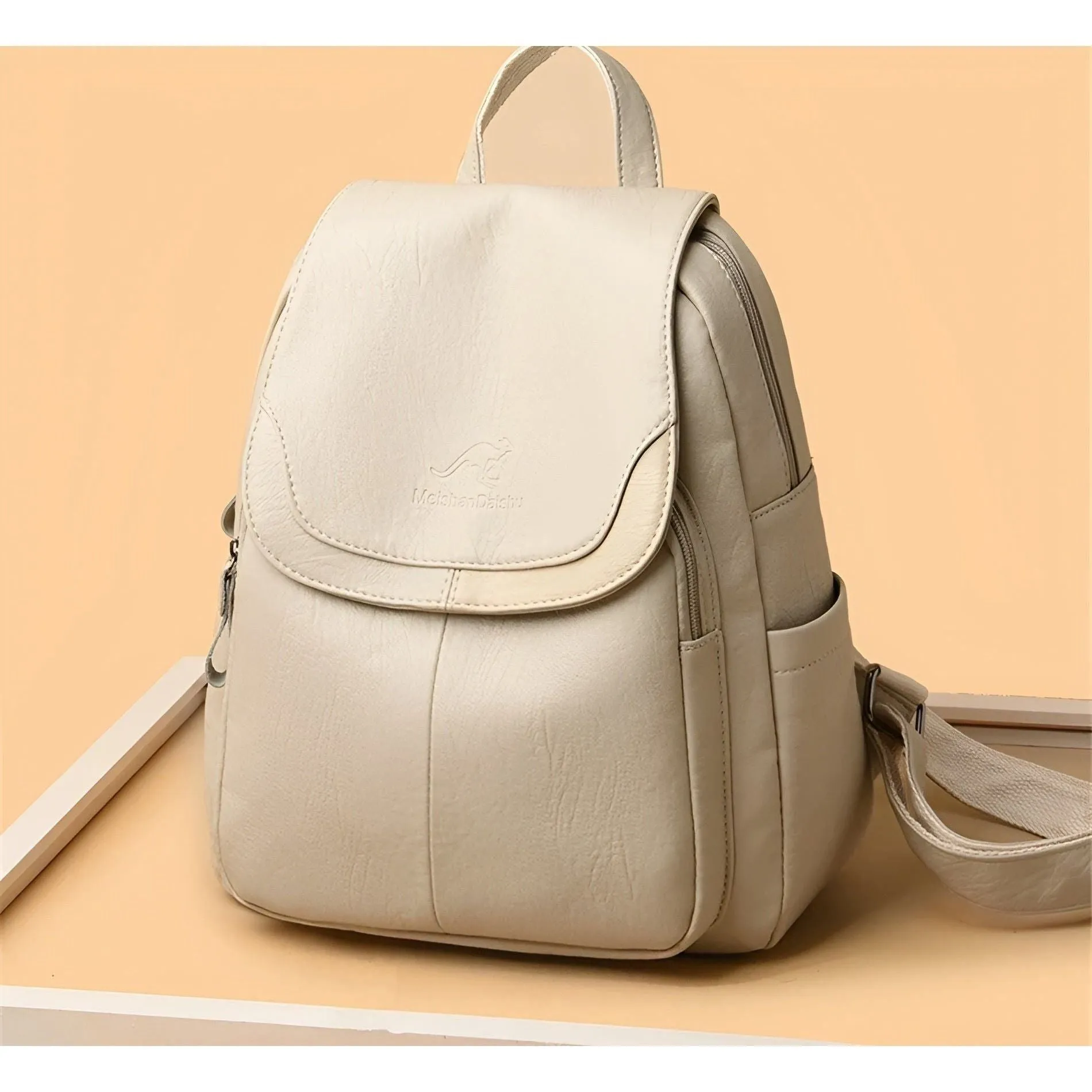 Madeline Fashion Bag - Vintage Leder Büchertasche für Frauen