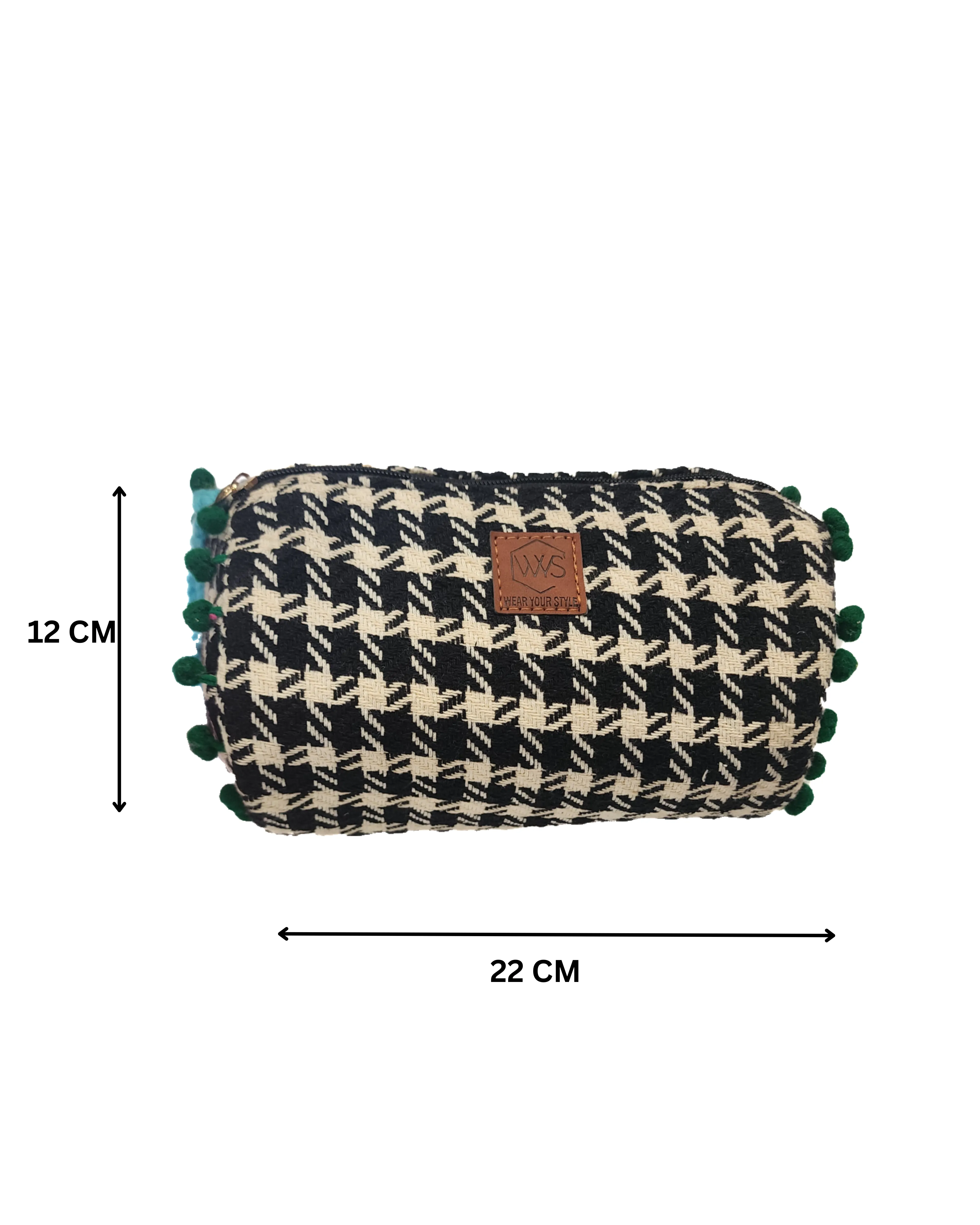 Monochrome Crush Drum Pouch