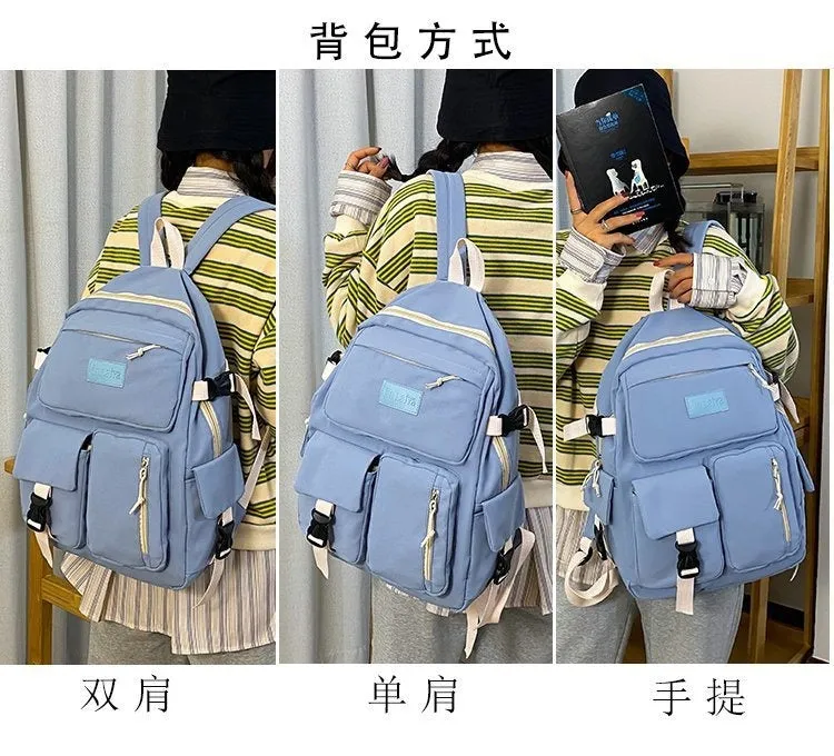 New Arrival UNISEX Fashion Mulit Pocket Casual Sporty Backpack On Sale (WH11)