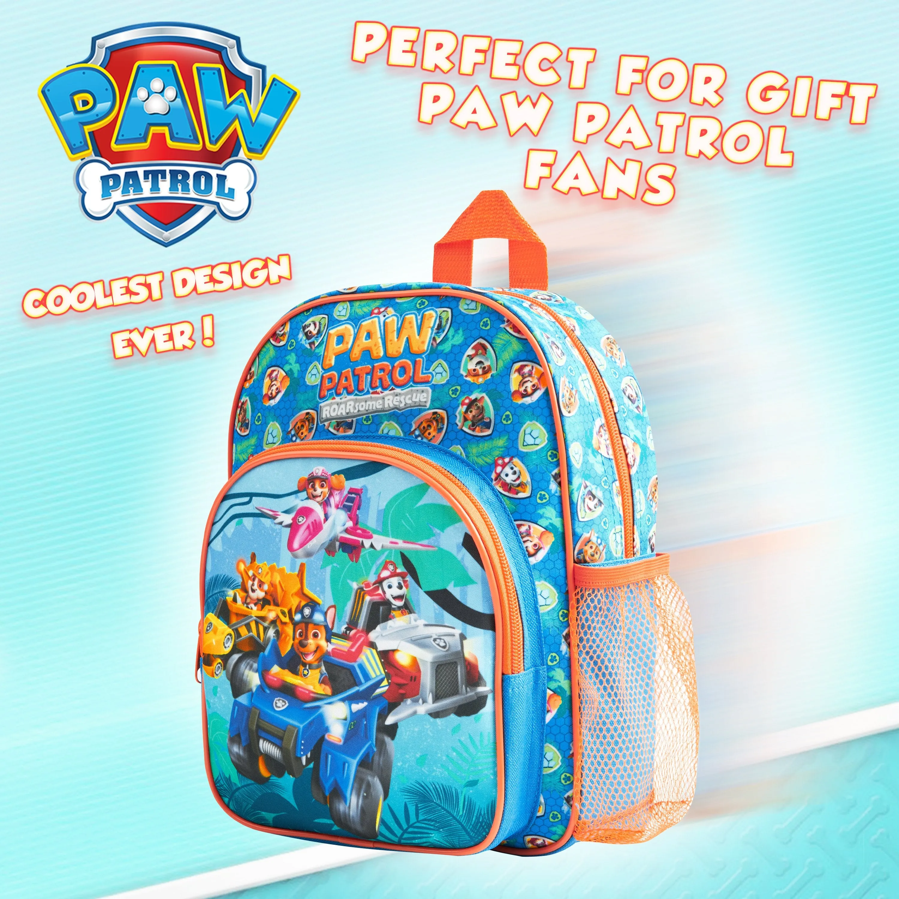 PAW Patrol School Bag, Children's Backpacks, Boys Backpack with the Mighty Pups