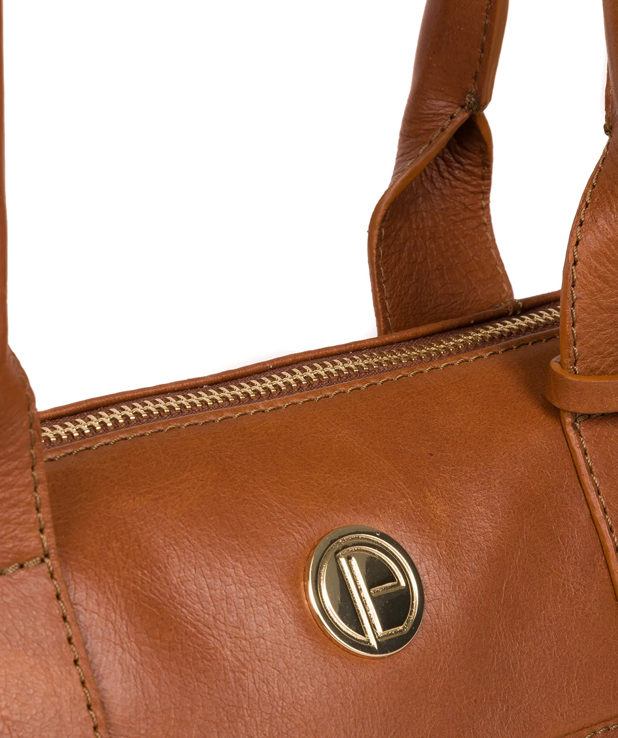 'Primrose' Hazelnut Leather Tote Bag