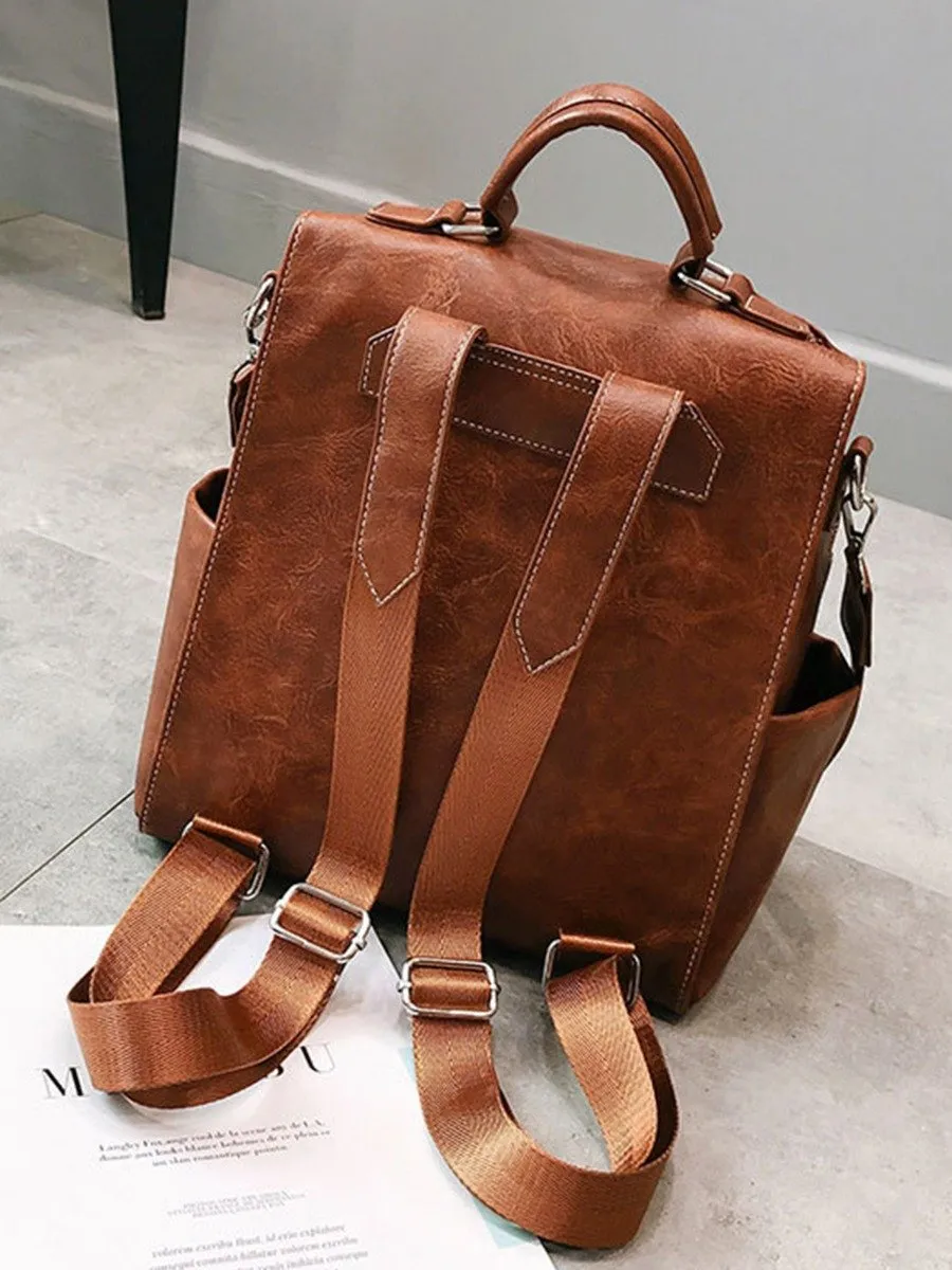 PU Leather Women's Backpack Bag Pillow bag Wholesale Women's Fashion Large Capacity