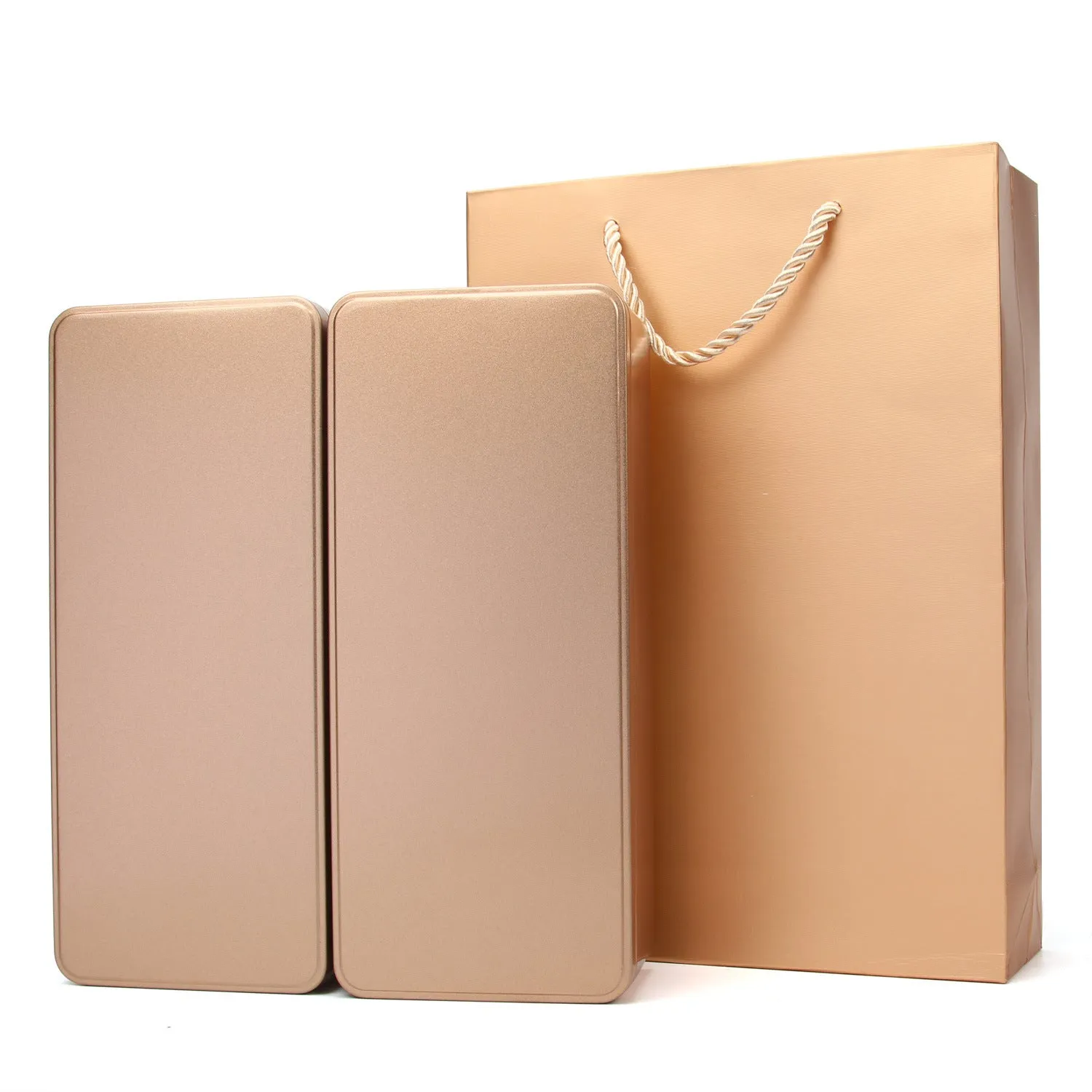 Rectangular general green tea packing box