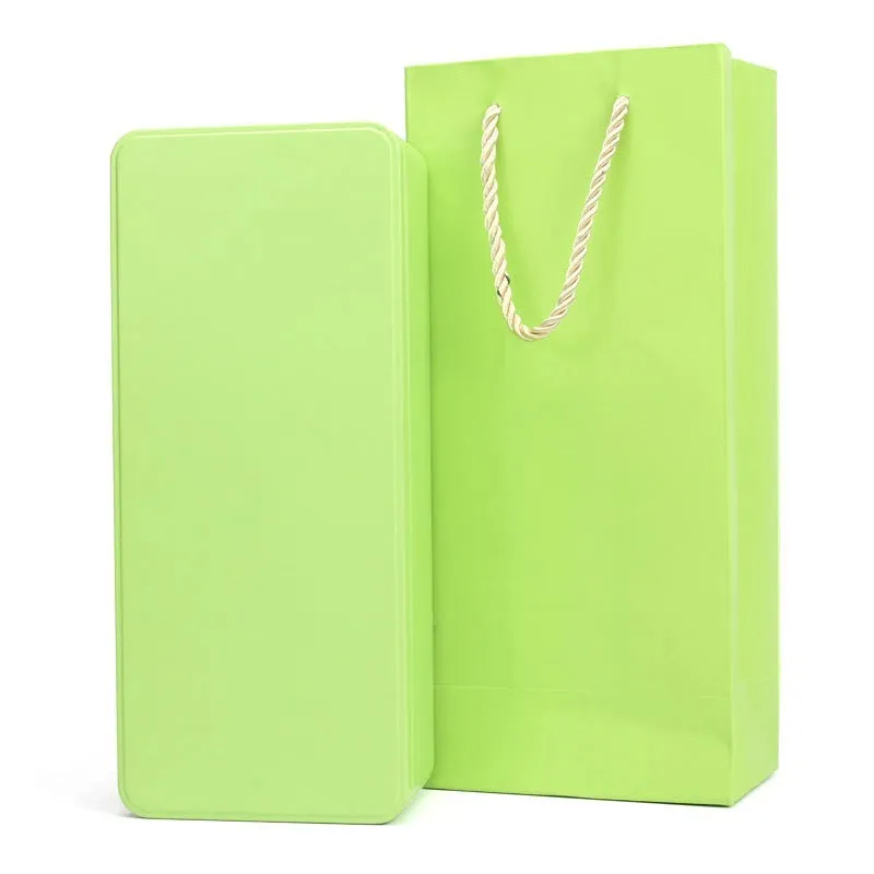 Rectangular general green tea packing box
