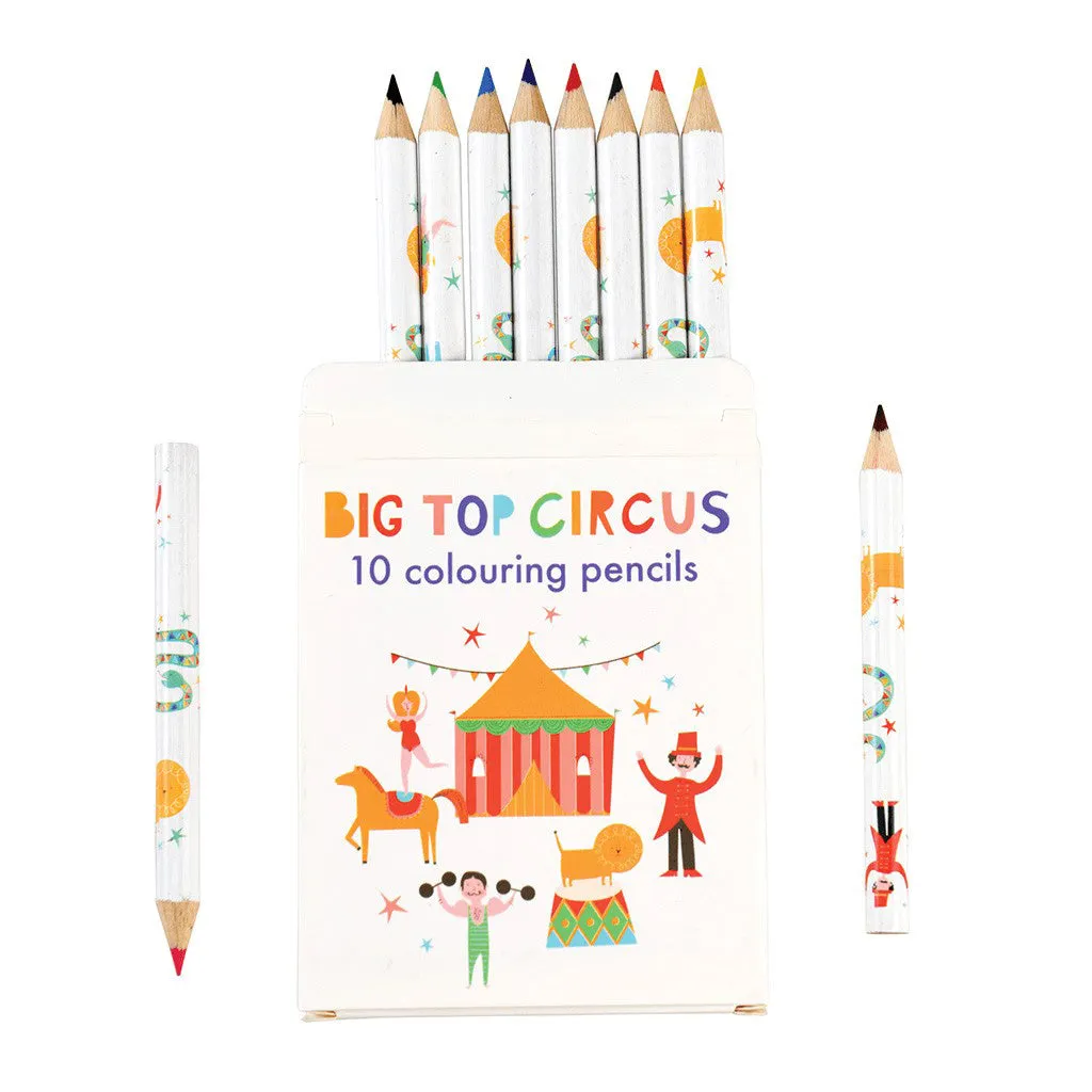Rex Set of 10 Big Top Circus Colouring Pencils