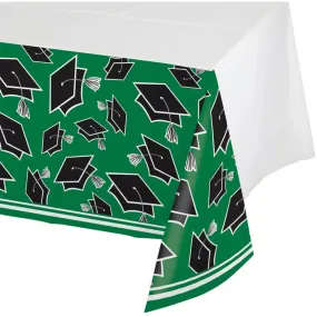 School Spirit Green Tablecover - 54" x 102"