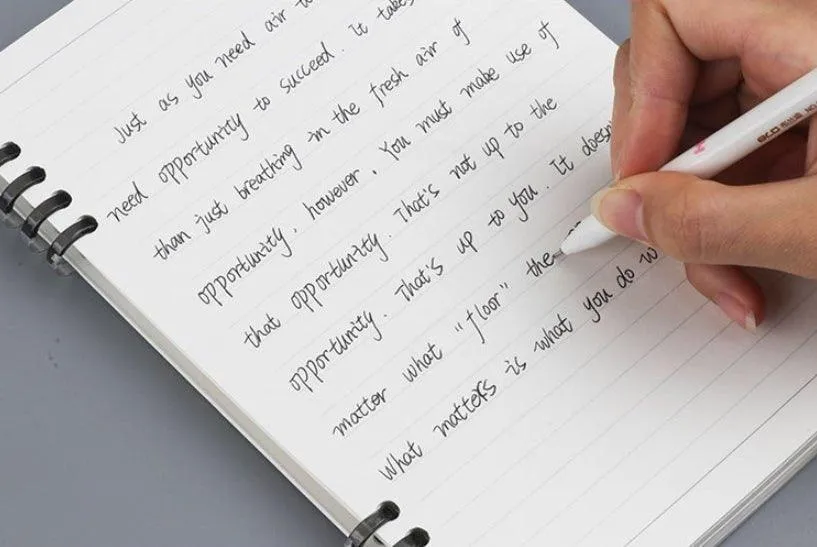 Simple style PP loose-leaf book frosted DIY notebook 10 holes B5 A5 square inner page horizontal line inner pageorizontal inner page NP-030057