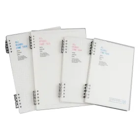 Simple style PP loose-leaf book frosted DIY notebook 10 holes B5 A5 square inner page horizontal line inner pageorizontal inner page NP-030057