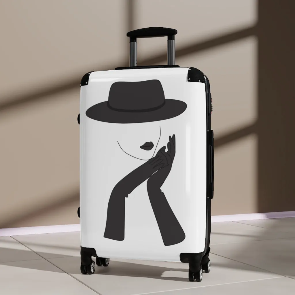 Simple Woman Cabin Suitcase, Carry On Luggage