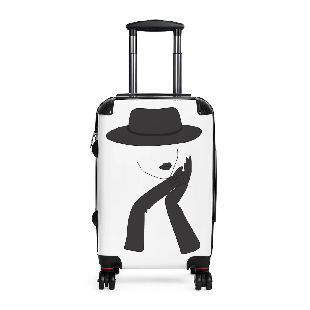 Simple Woman Cabin Suitcase, Carry On Luggage
