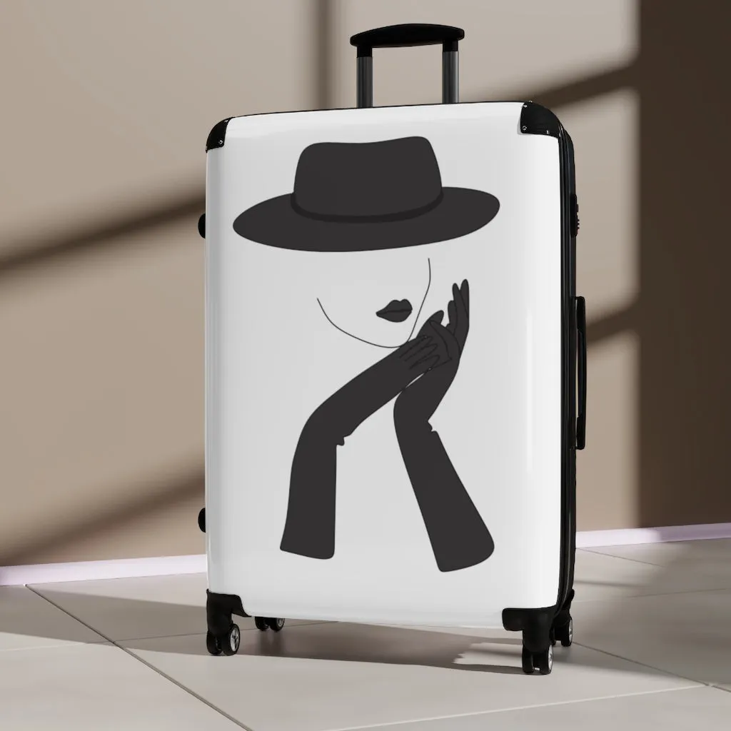 Simple Woman Cabin Suitcase, Carry On Luggage