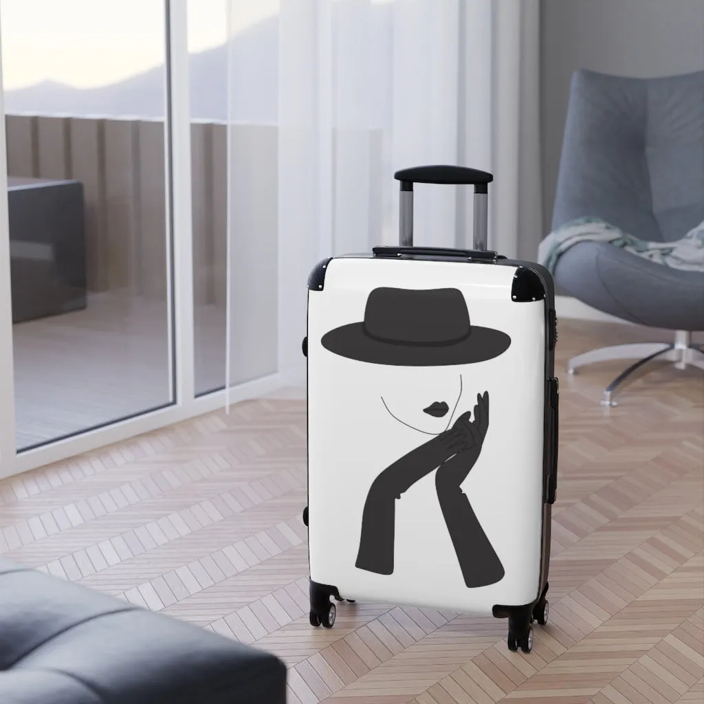 Simple Woman Cabin Suitcase, Carry On Luggage