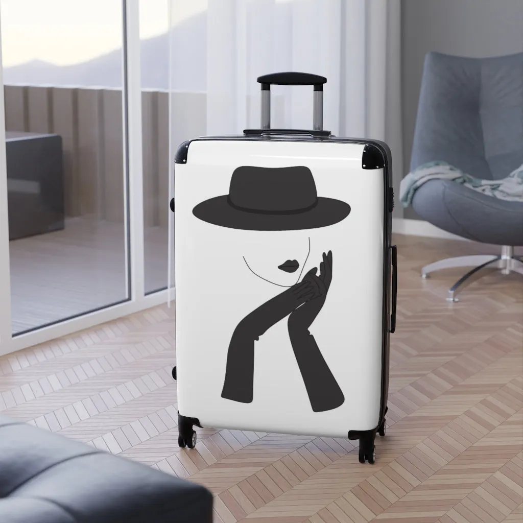 Simple Woman Cabin Suitcase, Carry On Luggage