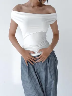 Sleeveless Scoop Neck Plain Tee