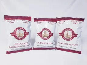 Snack Pack GOURMET POPCORN  (3 oz snack sized bags) 24 count