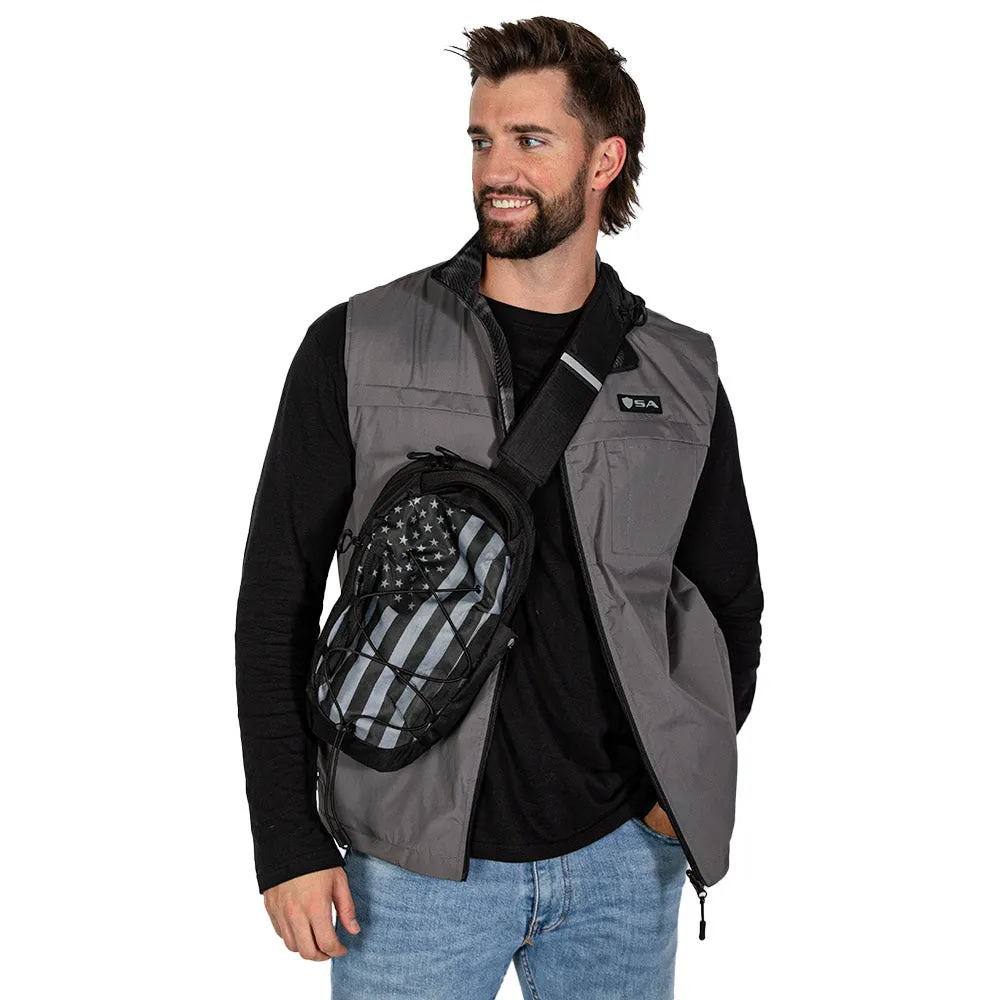 Special Edition Sling Bag | Blackout American Flag