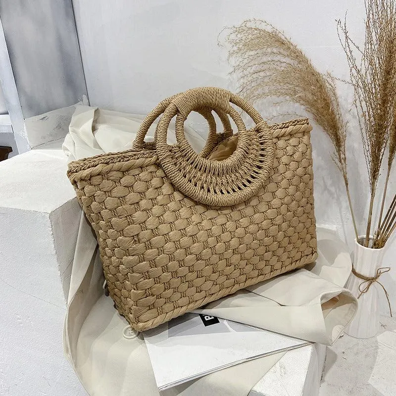 Straw Tote Bag