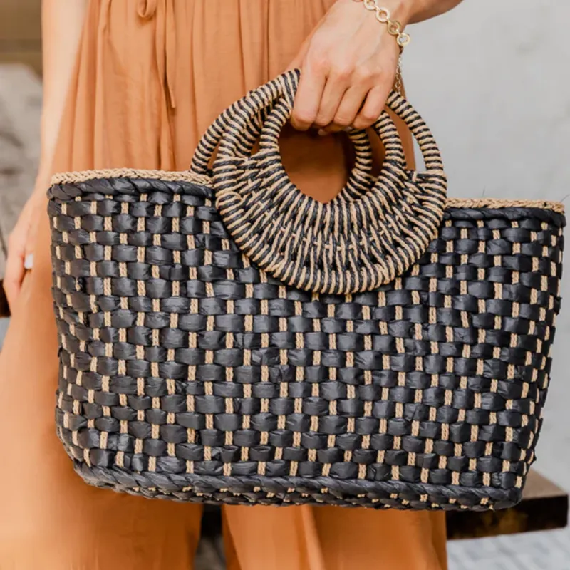 Straw Tote Bag