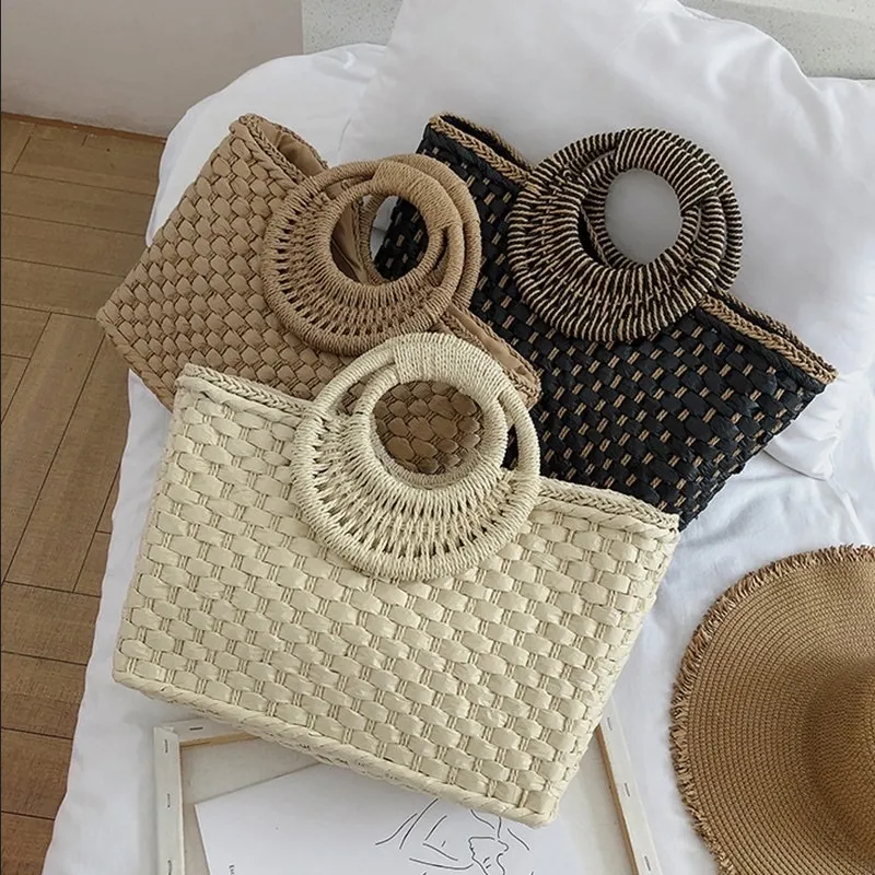 Straw Tote Bag