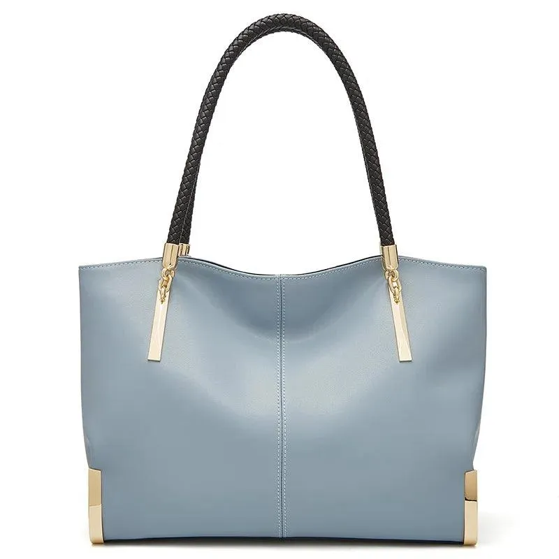 Stylish Women Cowhide Leather Handbag