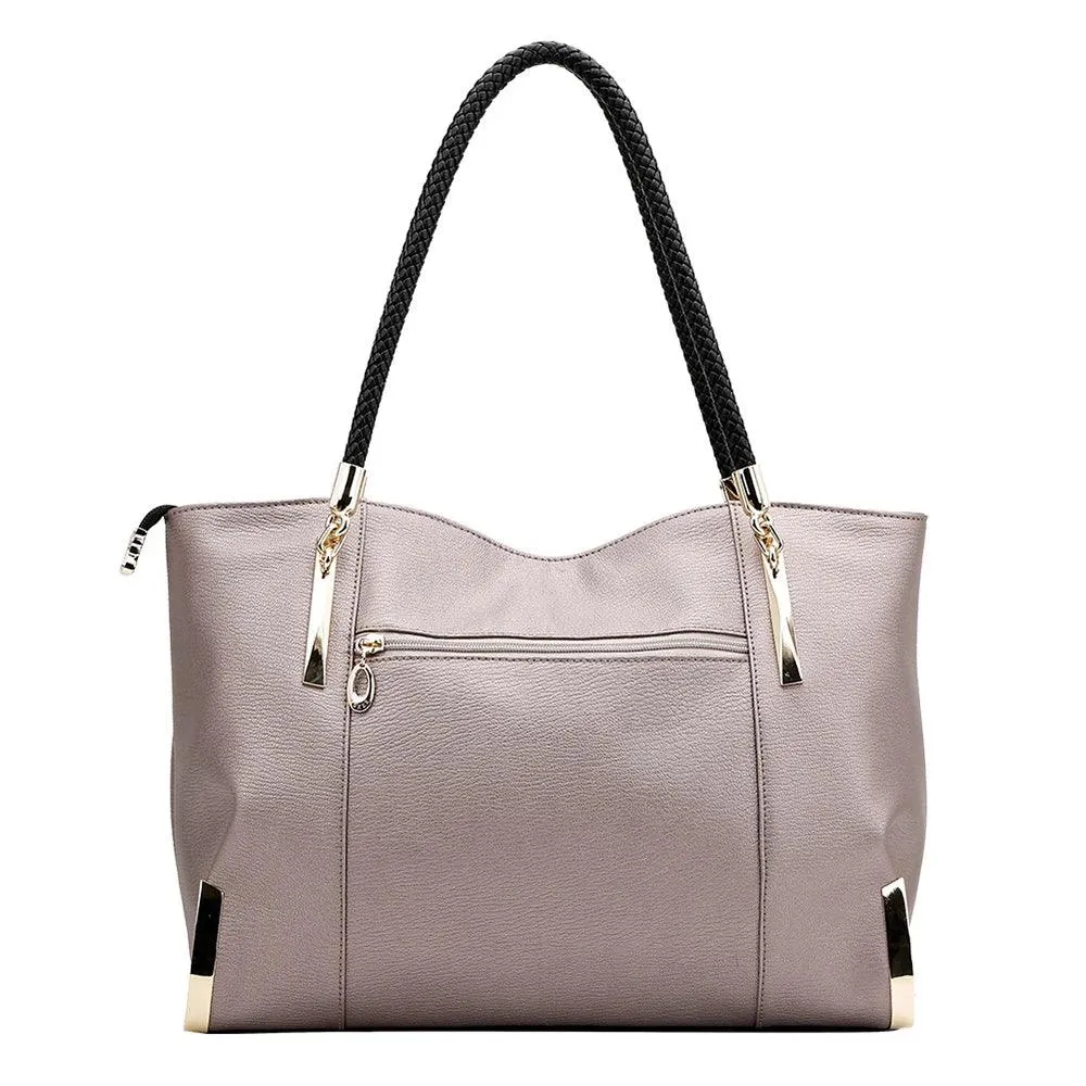 Stylish Women Cowhide Leather Handbag