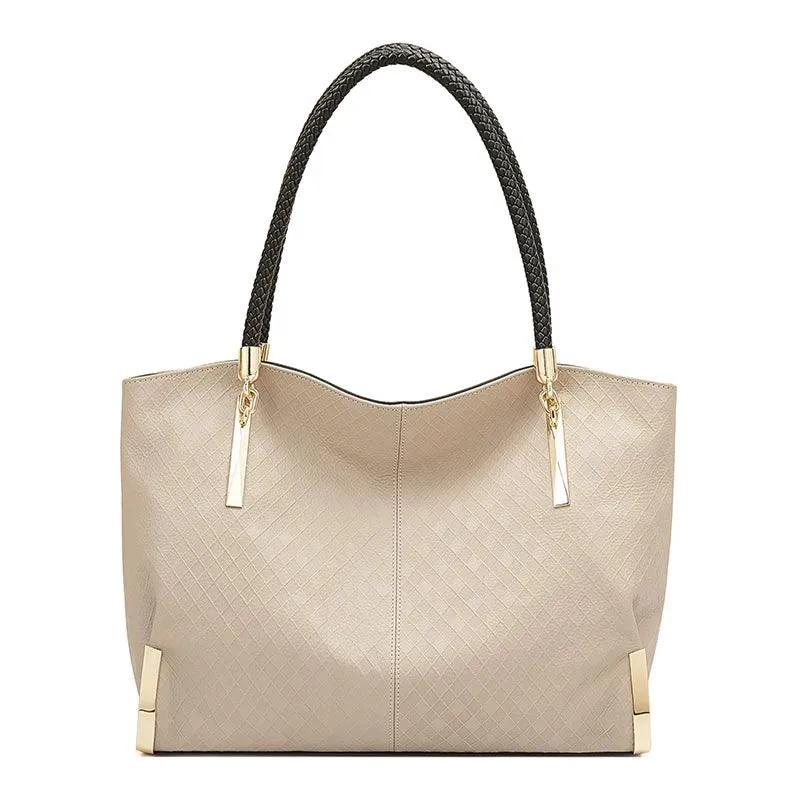 Stylish Women Cowhide Leather Handbag