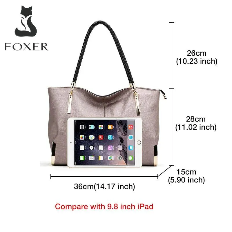 Stylish Women Cowhide Leather Handbag