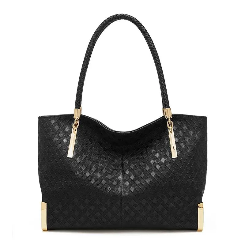 Stylish Women Cowhide Leather Handbag