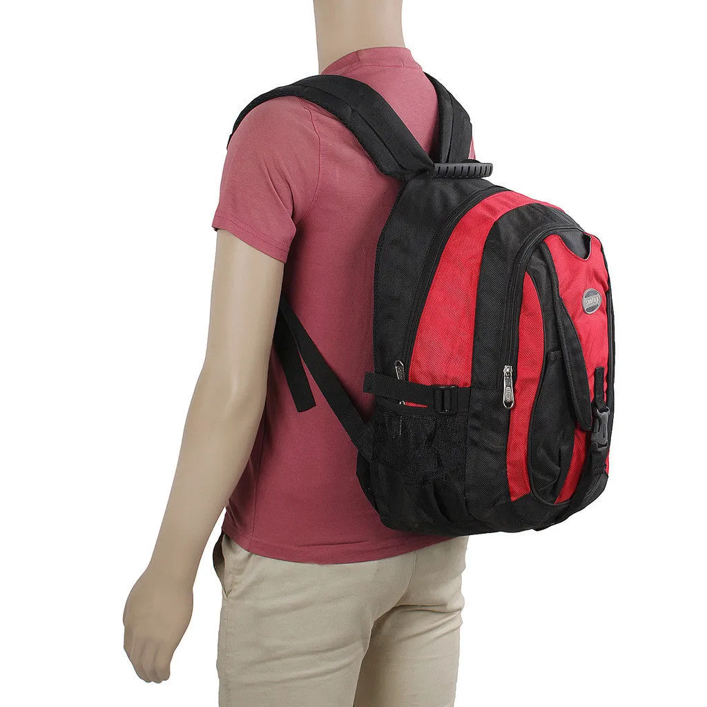 Suntop A79 18 L Backpack(Red and Black)