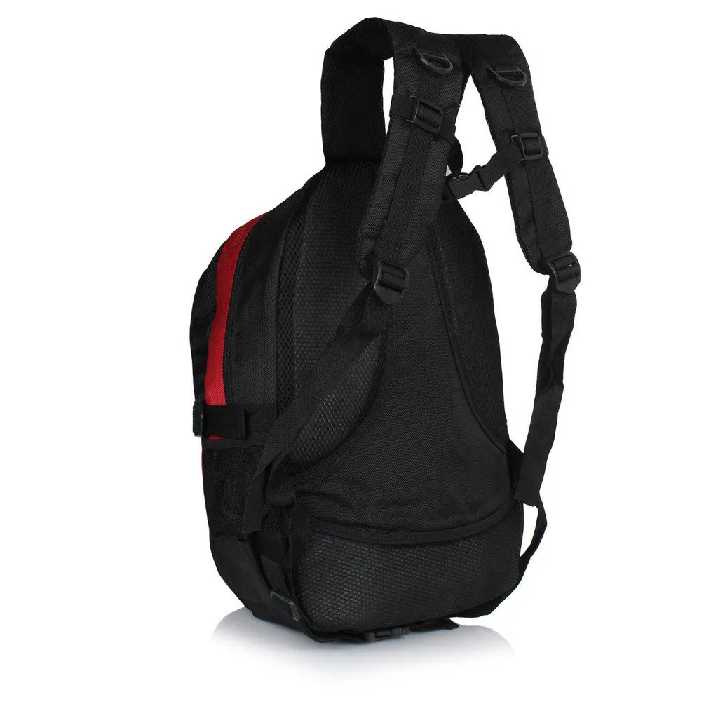 Suntop A79 18 L Backpack(Red and Black)