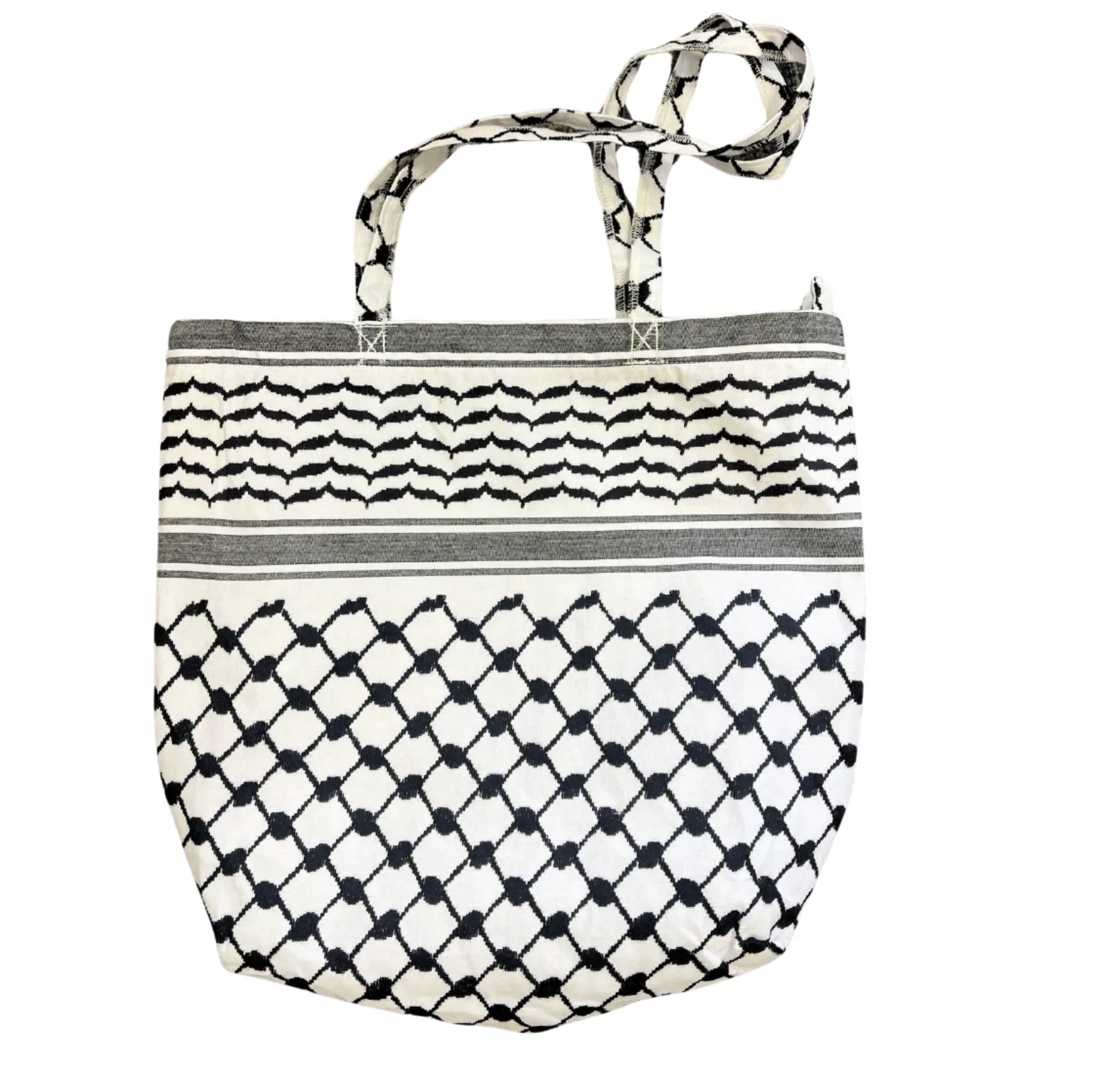 The Keffiyeh Tote Handbag – A Tapestry of Craftsmanship and Heritage