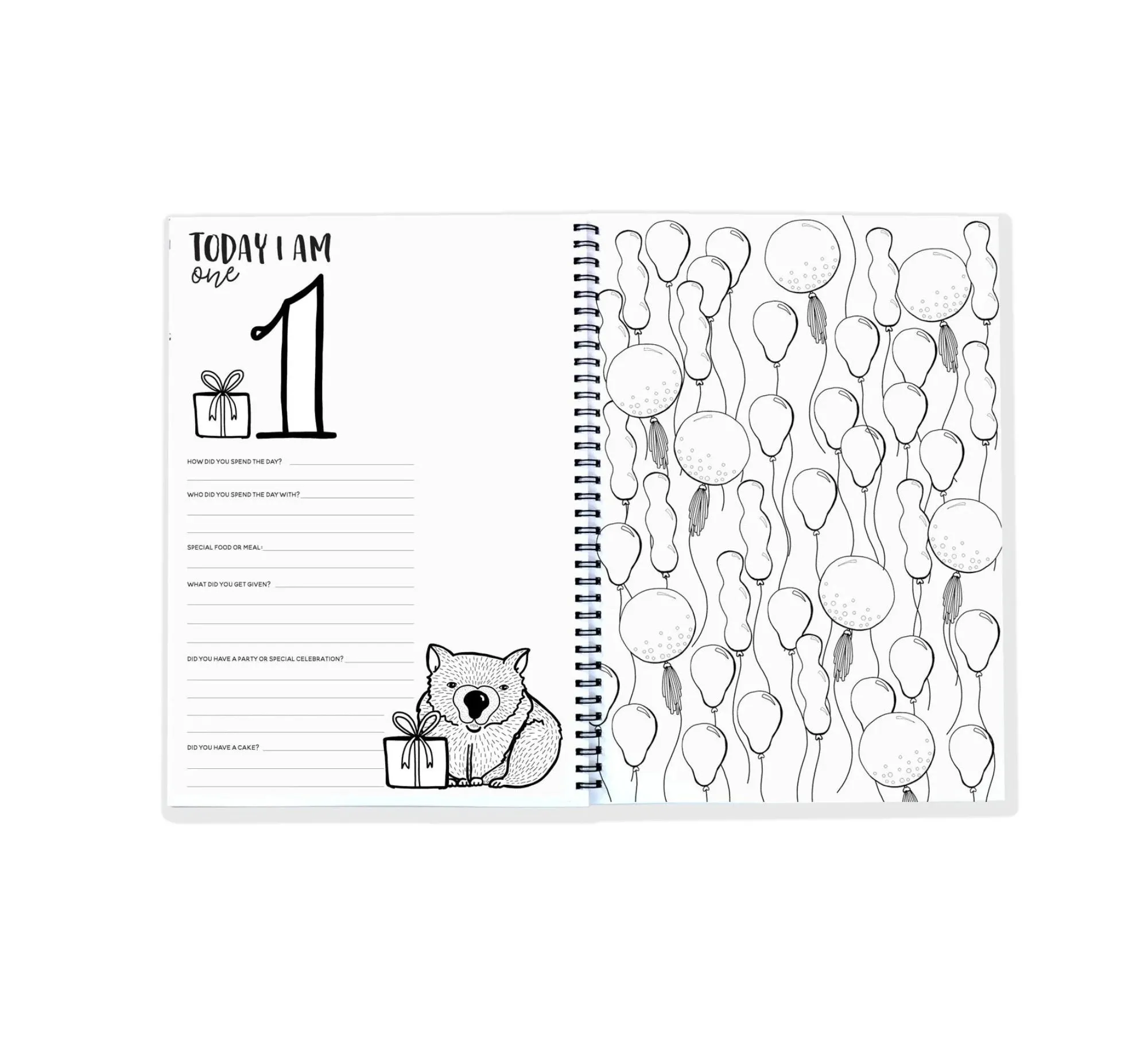 The Monochrome Birthday Book