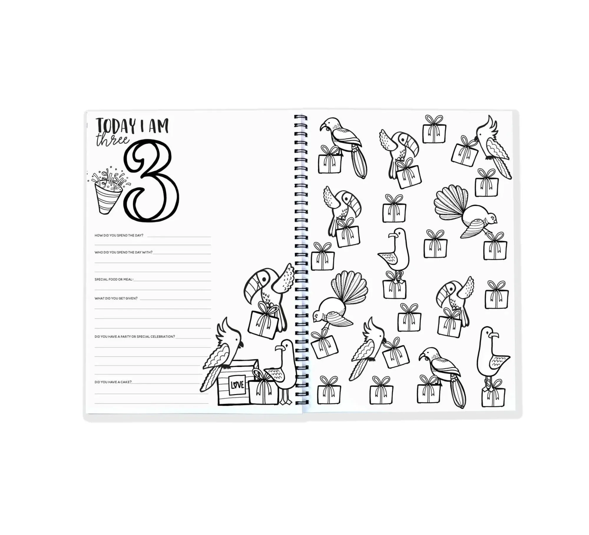 The Monochrome Birthday Book