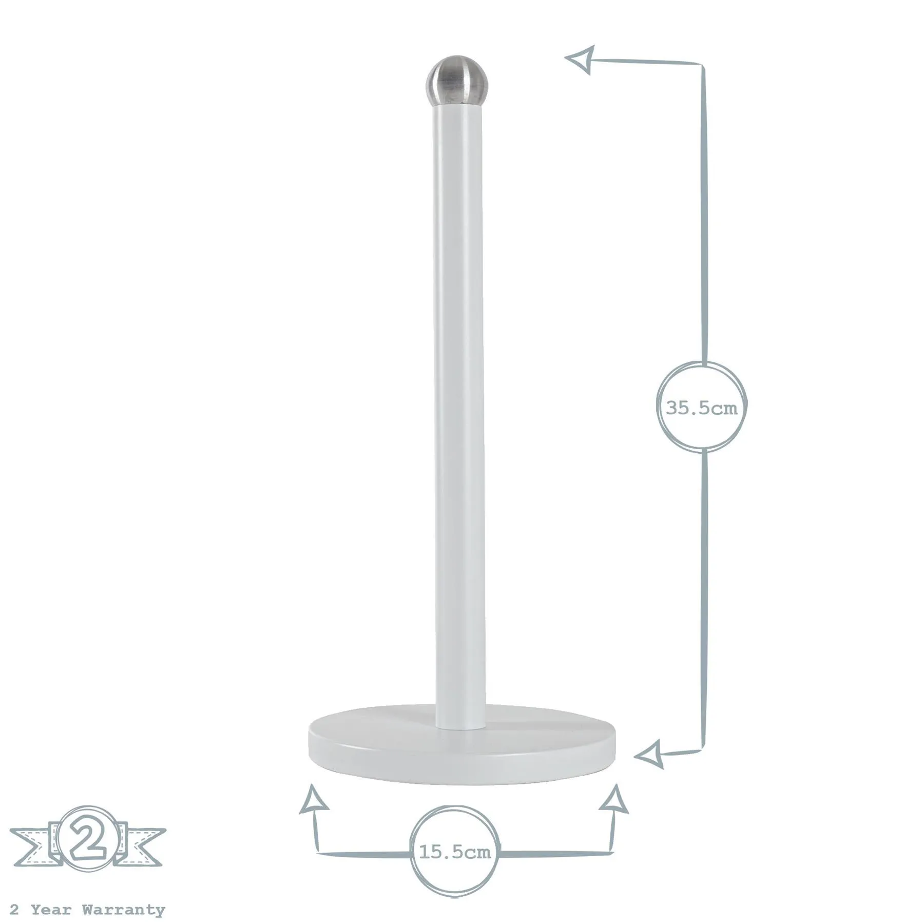 Vintage Kitchen Roll Holder - By Harbour Housewares