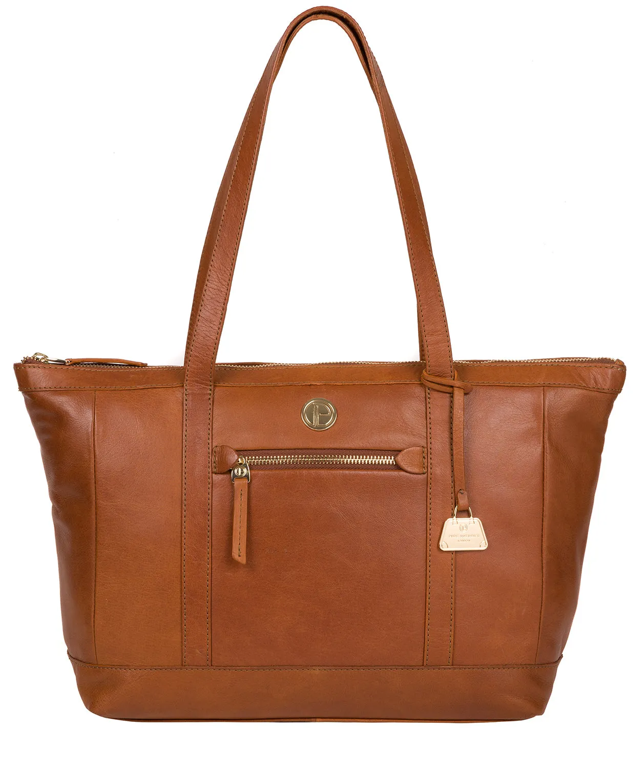 'Willow' Hazelnut Leather Tote Bag